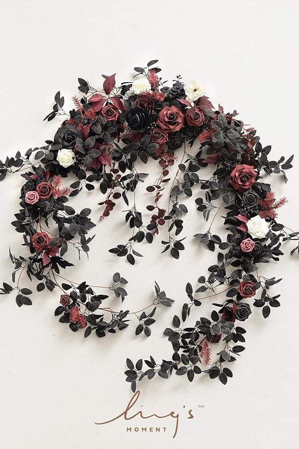 Ling's Moment 9FT Eucalyptus & Willow Leaf Garland - Image 6