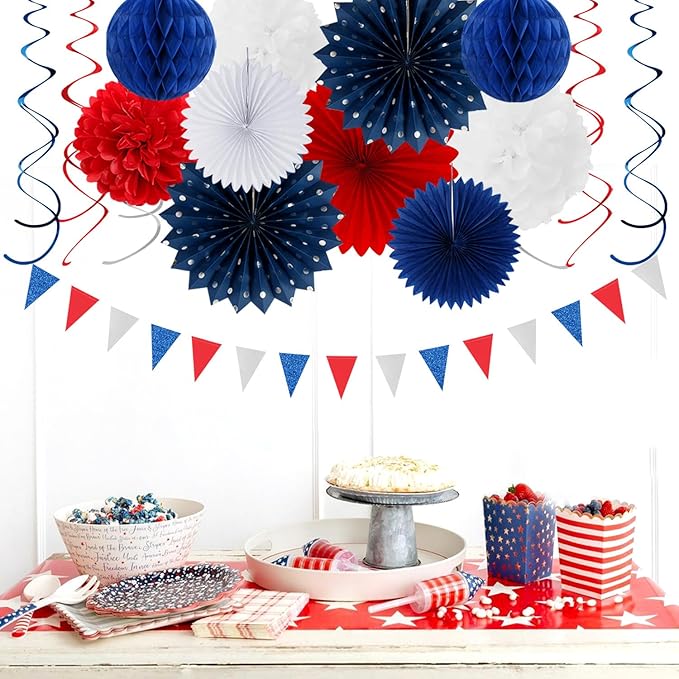 Fourth-4th of July Memorial-Day Party-Decorations - Image 4