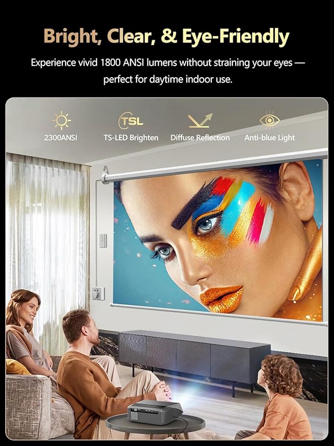 Smart Daytime 4K Projector HDR 2300ANSI - Image 2