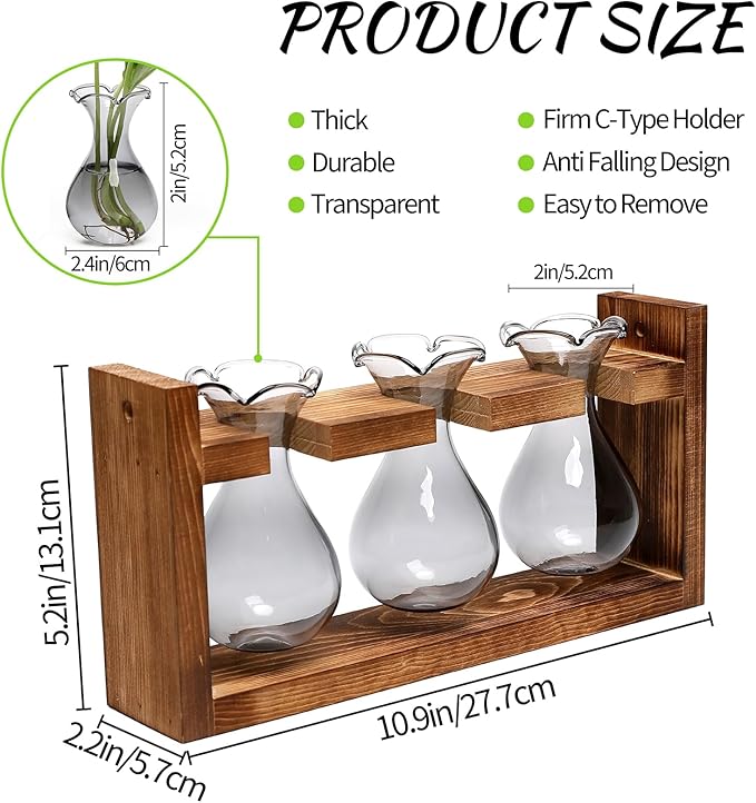 Plant Propagation Station Plant Terrarium Unique Birthday Gifts - Image 3
