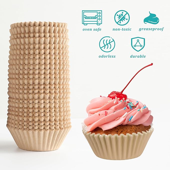 1.4 inch 1000-Count Mini Cupcake Liners Bright Colorful Muffin Baking Cups - Image 6