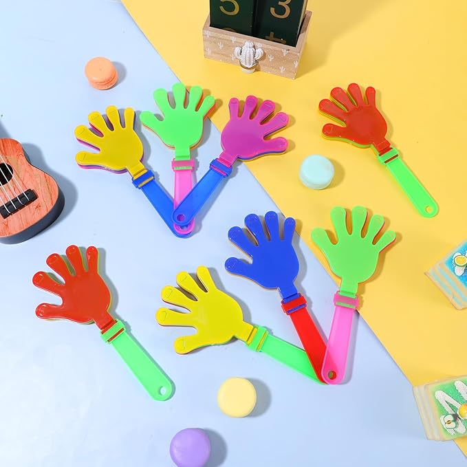 80 Pcs Hand Clappers, 7.48 Inch Noise Makers Bulk, Party Clappers Noisemakers - Image 4