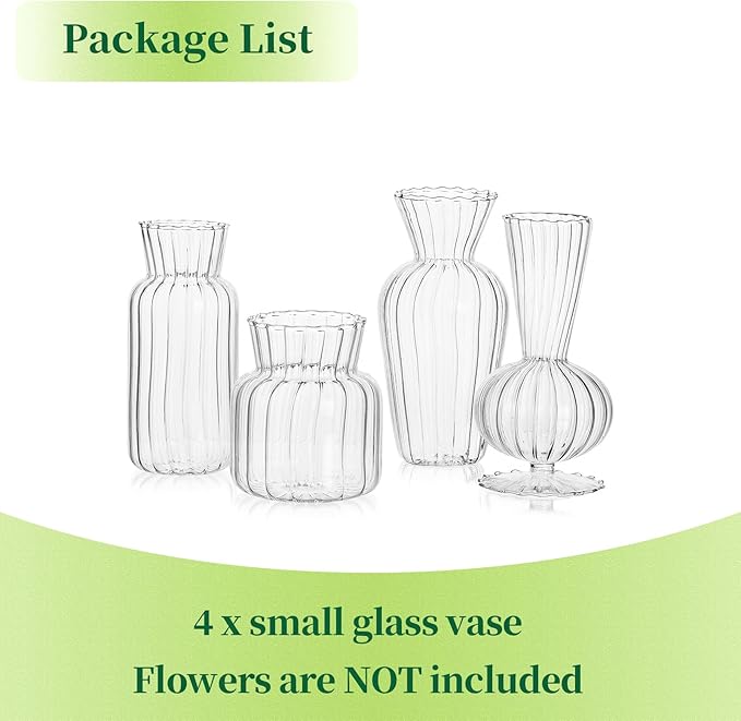 Mini Glass Vases for Centerpieces - Image 6