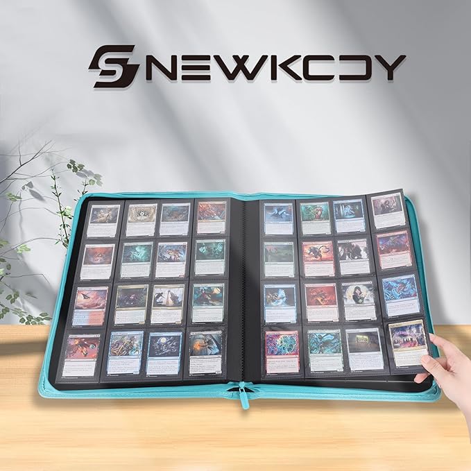 Snekdy premium 1024-pocket trading card binder, 16-pocket cards album, - Image 6