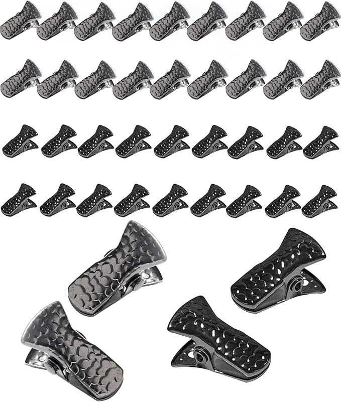 40-Pack Small Alligator Clips by MORNLIGHT
