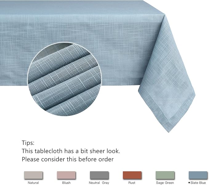 maxmill Lux Faux Linen Table Cloth - Image 5
