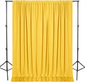 DWCN 10x8 FT Yellow Backdrop Curtains by DWCN