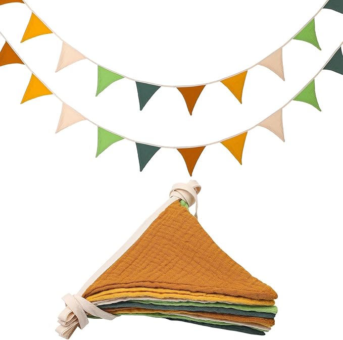 Oudain 15.5 ft Pennant Banner Flags, Each 7.75 ft by Oudain