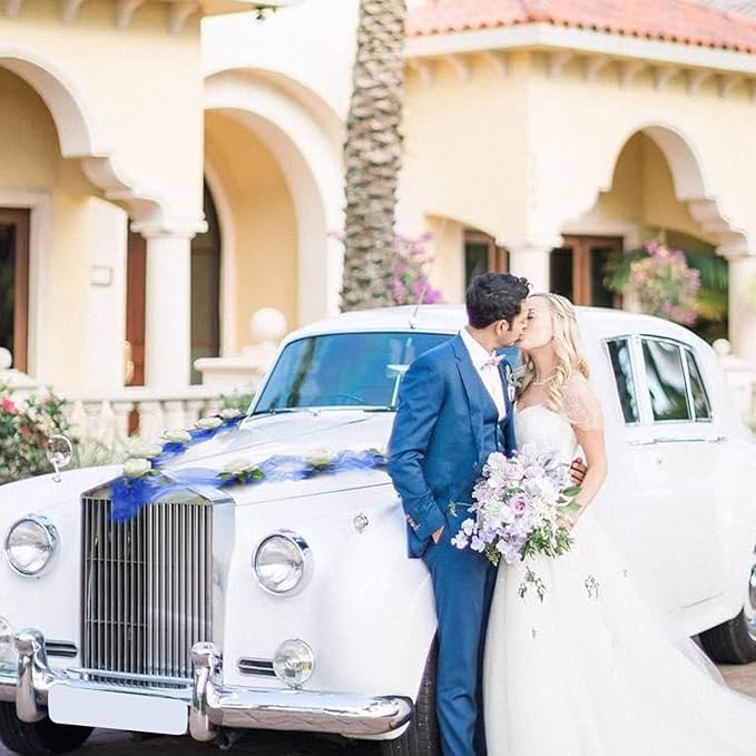 Wedding Car Flower Decoration, Just Married Automotive Ornament Accessores - Image 7