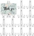 12 Pack 4 Inch Clear Plastic Easels or Stand/Plate Holders to Display Pictures by LonlyEagle