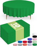 Pureegg Plastic Table Cloth Disposable 10 Pack, St Patricks Day, Christmas by Pureegg