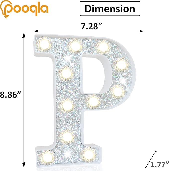 Pooqla Light Up Letters, LED Marquee Letters - Image 5