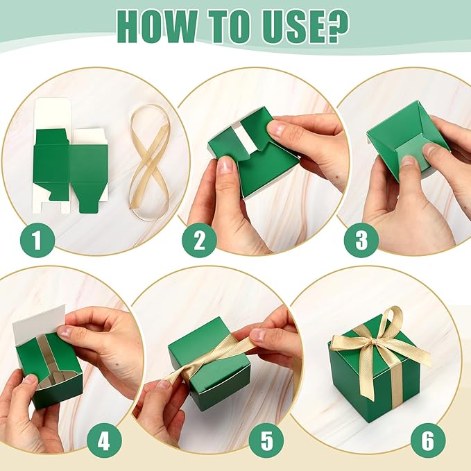 Jutom 100 Pcs Mini Favor Boxes Extra Small Candy Boxes Paper - Image 3