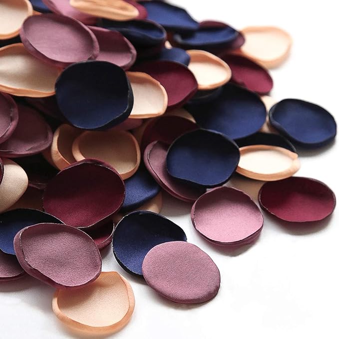 Floroom 300pcs Rose Petals Burgundy Maroon Faux Silk Flower Petals by Floroom