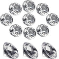 100Pcs Clear Acrylic Diamonds 1 Inch Wedding Table Scatters Gemstones Confetti by XHKDSYMC