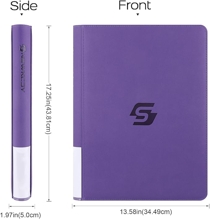 Snekdy premium 1024-pocket trading card binder, 16-pocket cards album, - Image 4
