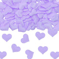 100pcs Purple Heart Sponge Confetti Decor Heart Confetti Heart Shape Petals by Fyeoxle