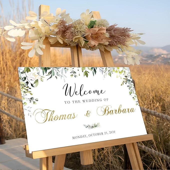 Welcome Sign Wedding, Welcome To Our Beginning Wedding Sign, Reserved Table - Image 2