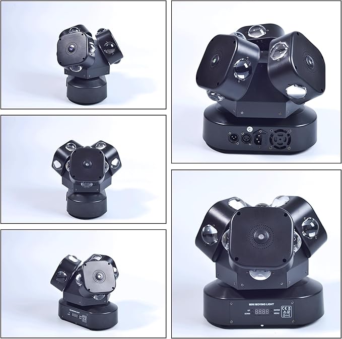 Moving Head DJ Light DMX 512 Strobe Lighting LED - Image 6