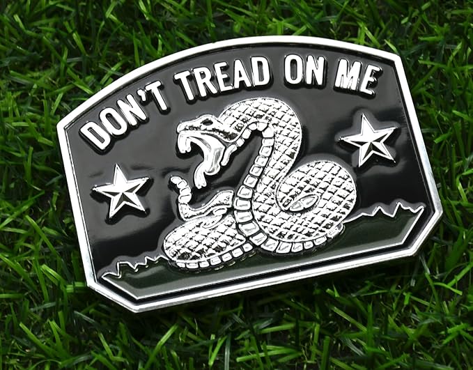 1x Gadsden Flag Rattlesnake Car Emblem 3D Decal Sticker - Image 6