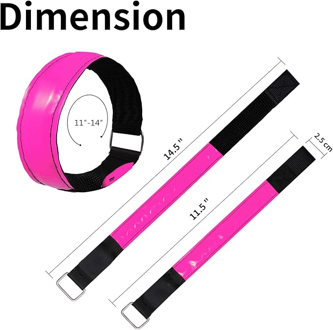 Rechargeable LED Armband for Running, Light Up LED Armband, High Visibility - Image 5