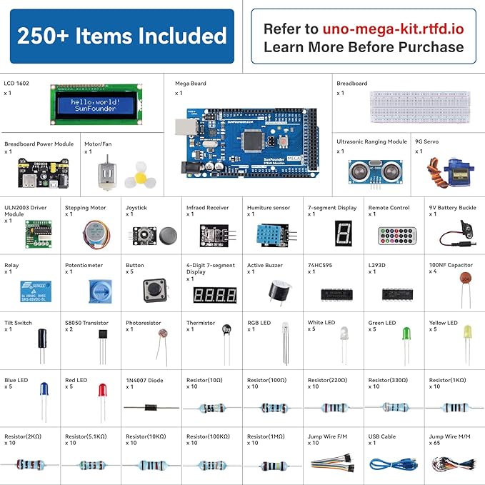 SunFounder The Most Complete Starter Project Kit Compatible - Image 7