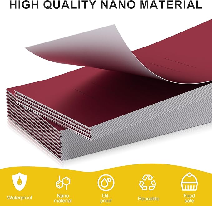 Polymer Material Reusable Napkin Band, Glue-Free Tear-Proof Water Resistant - Image 3