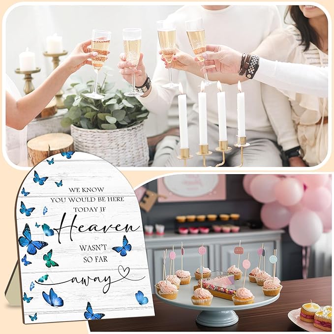 Memorial Sign for Wedding, Bridal Shower Table Decorative Sign, We Know You - Image 5