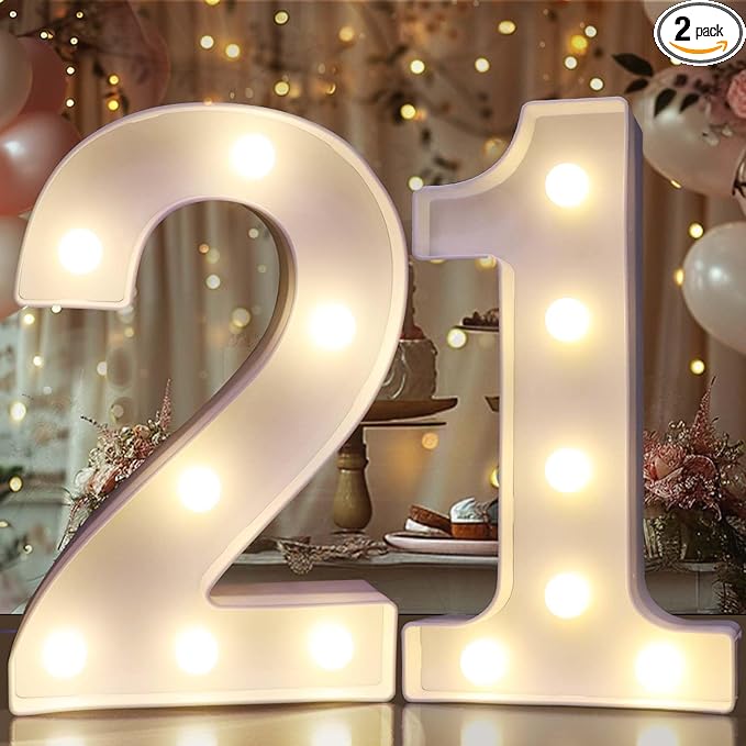 Pooqla 21st Birthday Decorations by Pooqla