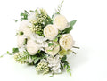 Artificial Flowers Fake Peony Silk Mini Plastic Bridal Flowers by YoungJewl