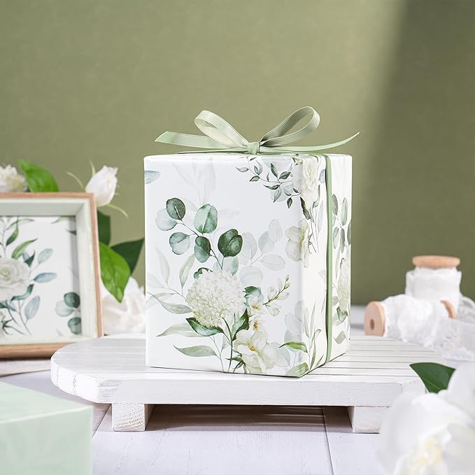 RUSPEPA Reversible Floral Wrapping Paper - Image 5