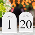 JOYIT Arch Wedding Table Numbers 1-20 by JOYIT