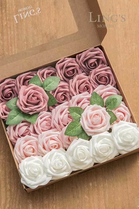 Ling's Moment Artificial Flowers, Realistic DIY Foam Floral Decor - Image 7