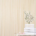 ShinyBeauty 20ftx10ft Sequins Fabric Backdrop Curtain-Ivory Backdrop by ShinyBeauty