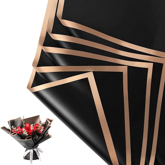 NESCCI 20 Sheets Flower Wrapping Paper by NESCCI
