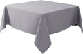 Biscaynebay Textured Fabric Square Tablecloths 54x54 Inches, Wedding and Parties by Biscaynebay