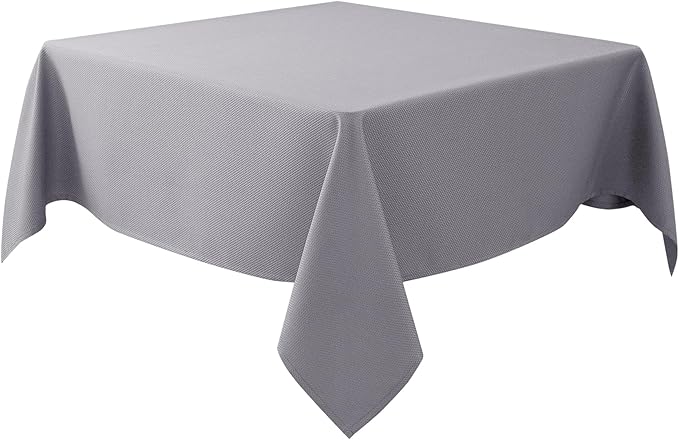 Biscaynebay Textured Fabric Square Tablecloths 60"x60", Wedding & Parties by Biscaynebay