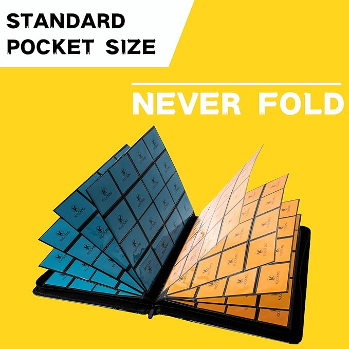 1600+ Pockets Trading Card Binder, 16-Pocket Card Ablum Compatible - Image 7