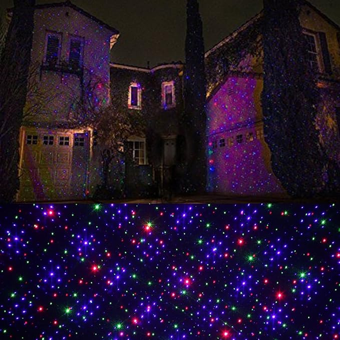 LEDMall Christmas Laser Projector Lights Outdoor, Motion Firefly Red - Image 8