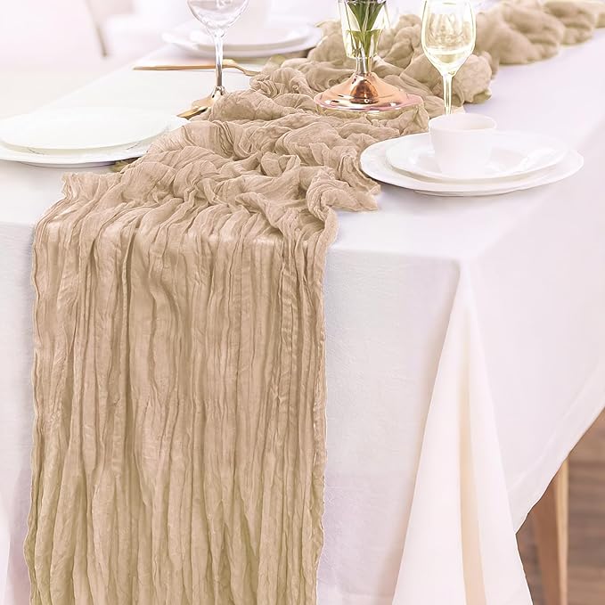 Cheesecloth Table Runner 10FT - Image 3