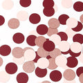 Rose-Gold Pink Burgundy Party Decorations by HongTongTong