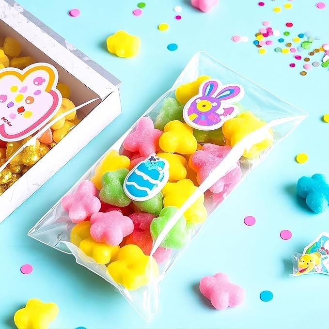 PigPotParty 3"x7" Cellophane Cookie Bags Self Sealing, Party Favors, Gift - Image 4
