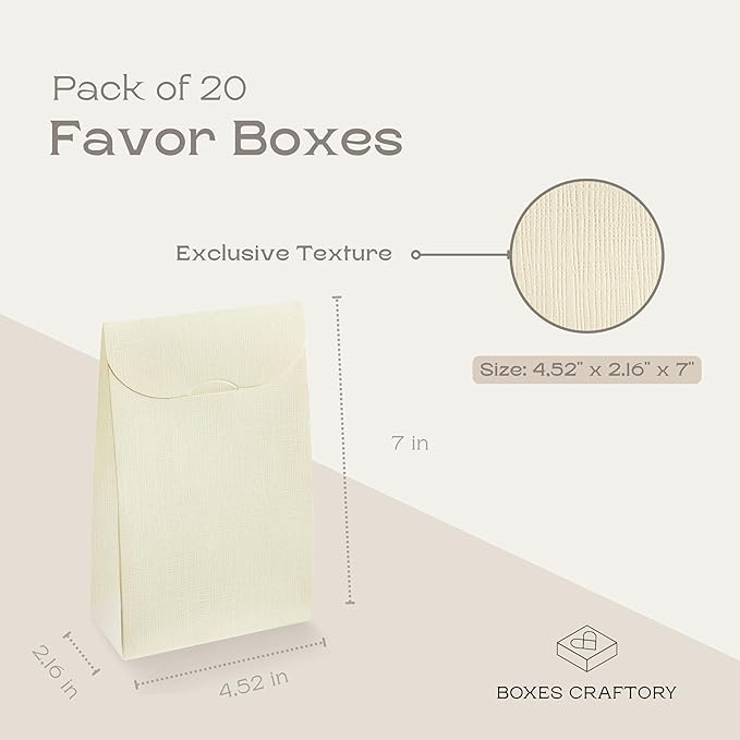 Boxes Craftory Pack of 20 Party Favor Boxes - Image 2