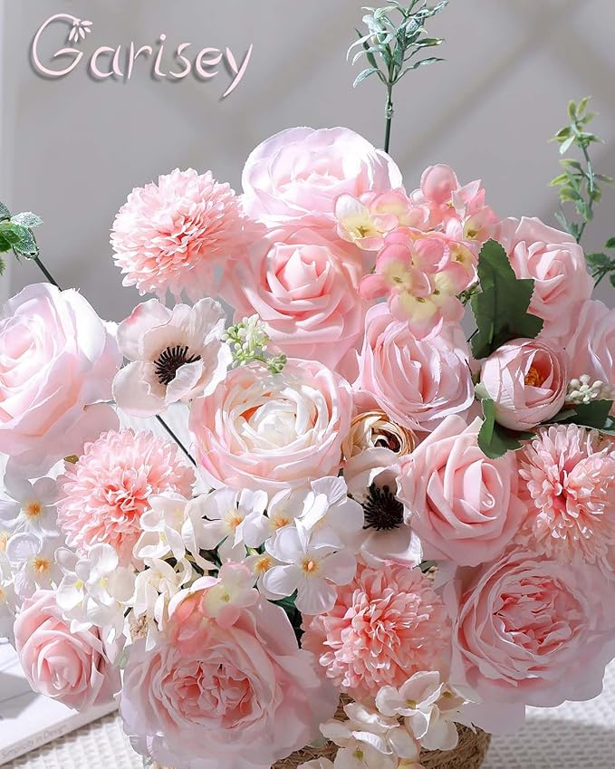 Artificial Flowers Combo for DIY Wedding Bouquets Combo Centerpieces - Image 2