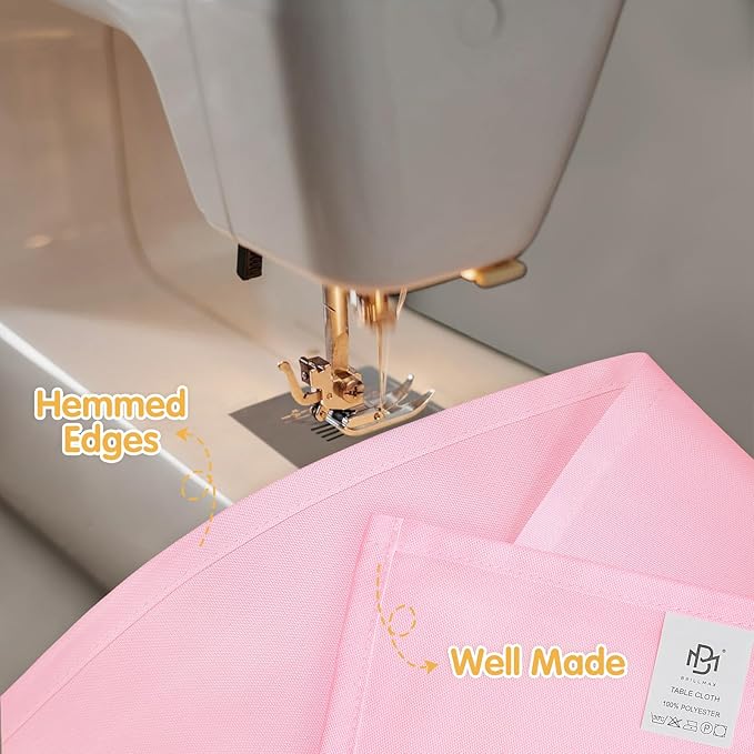 BRILLMAX 8 Pack Pink Tablecloths - Image 4