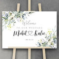 Editable Wedding Sign, Wedding Welcome Sign, Wedding Eucalyptus Sign by Custom