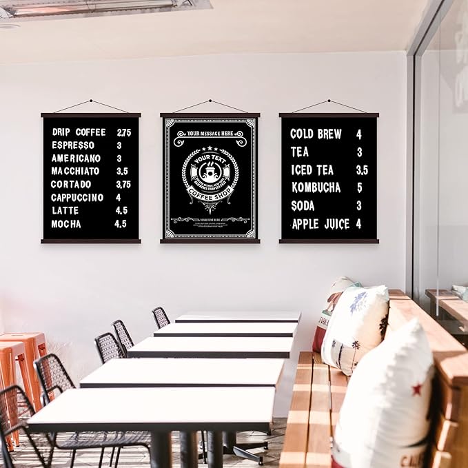 Magnetic Poster Hanger, 20x28 20 x 30 20x24 Poster Frame Wood Wooden Magnet - Image 6