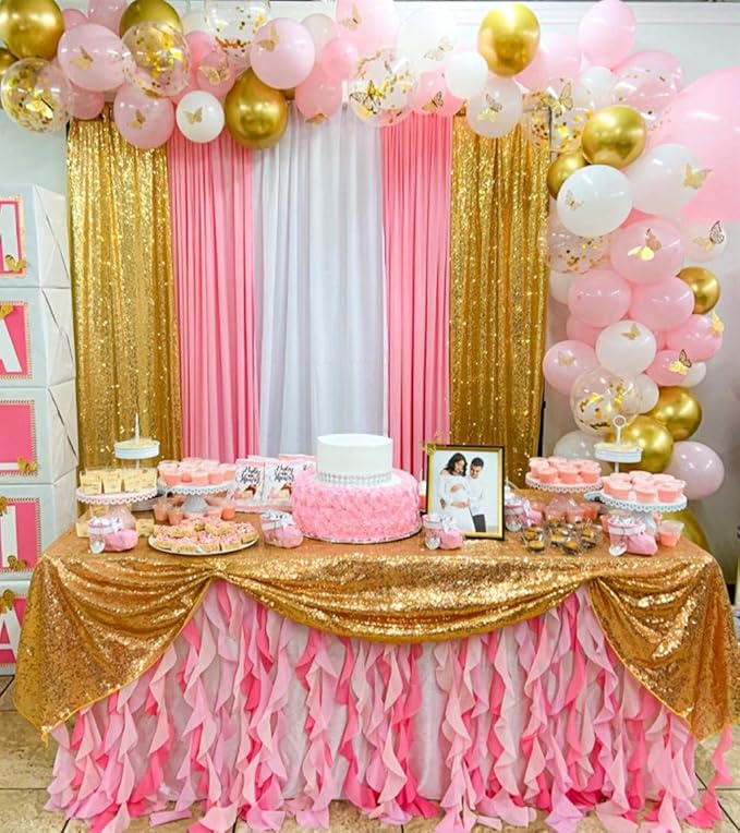 SquarePie Sequin Backdrop Curtain Not See Through Background - Image 9