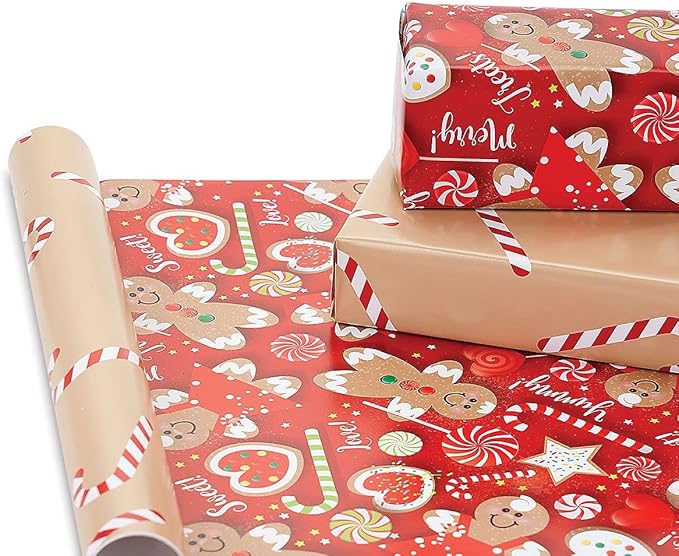 Current Sweet Treats Double-Sided Rolled Christmas Wrapping Paper - Image 2
