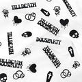 Till Death Do Us Party Confetti, Glitter Halloween Bachelorette Party Table by DreamSpace